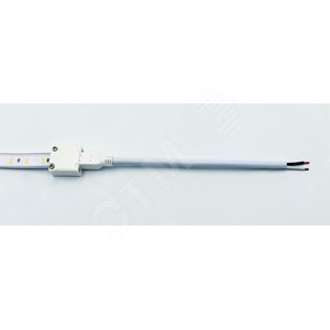 Заглушка торцевая с проводом 60 см для ленты AC230V IP65 (упаковка 10 шт)
