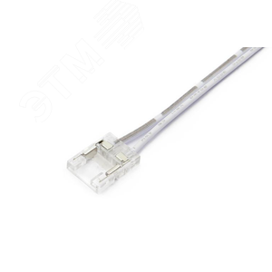 Разъем  с проводом для LED ленты COB 10 мм, лента - источник питания (1 шт)