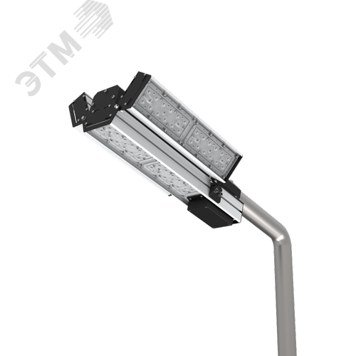 Светильник светодиодный для охранного периметра Cerberus 150 Вт консольный 5000 К IP67 NEMA RAL9005 черный - фото 2