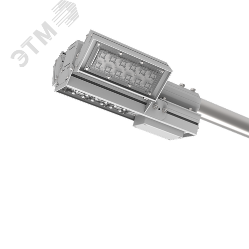 Светильник светодиодный для охранного периметра Cerberus 90 Вт консольный 5000 К IP67 DALI RAL7045 серый - фото 2