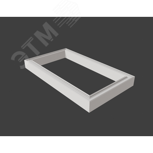 Светильник светодиодный ДСО-60Вт 3000К X-Line прямоугольный, рассеиватель опал белый - фото 3