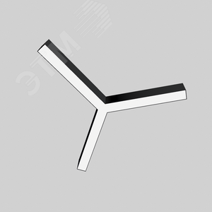 Светильник светодиодный ДСО-30Вт 3000К X-Line Y-образный черный - фото 2