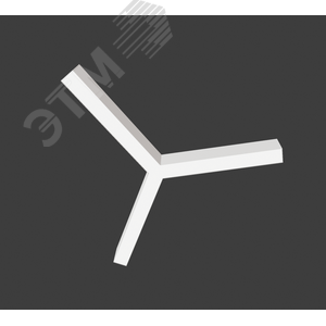 Светильник светодиодный ДСО-45Вт 3000К X-Line Y-образный белый - фото 2