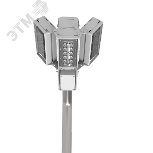 Светильник светодиодный для охранного периметра Cerberus 90 Вт консольный 5000 К IP67 DALI RAL7045 серый - фото 3