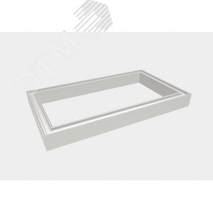 Светильник светодиодный ДСО-60Вт 3000К X-Line прямоугольный, рассеиватель опал алюминий - фото 3