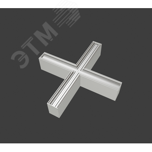 Светильник светодиодный ДСО-30Вт 4000К X-Line X-образный алюминий - фото 3