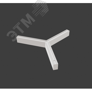 Светильник светодиодный ДСО-45Вт 3000К X-Line Y-образный белый - фото 3