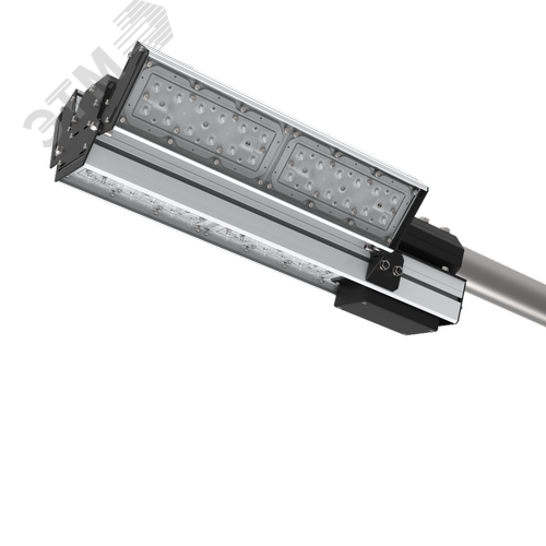 Светильник светодиодный для охранного периметра Cerberus 150 Вт консольный 5000 К IP67 NEMA RAL9005 черный - фото 4