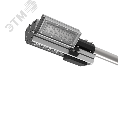 Светильник светодиодный для охранного периметра Cerberus 75 Вт консольный 4000 К IP67 сухой контакт RAL9005 черный - фото 4