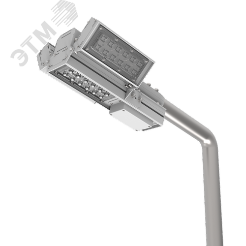 Светильник светодиодный для охранного периметра Cerberus 90 Вт консольный 5000 К IP67 DALI RAL7045 серый - фото 4