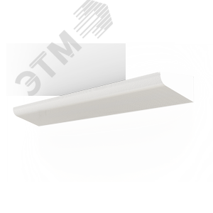 Светильник светодиодный COT/N прикроватный 1233х166х97мм с опаловым рассеивателем 36ВТ 4000К IP20 накладной RAL9010 белый матовый - фото 2