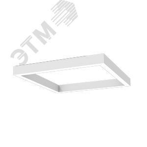 Светильник светодиодный ДСО-80Вт 4000К X-Line квадрат рассеиватель опал, белый - фото 1