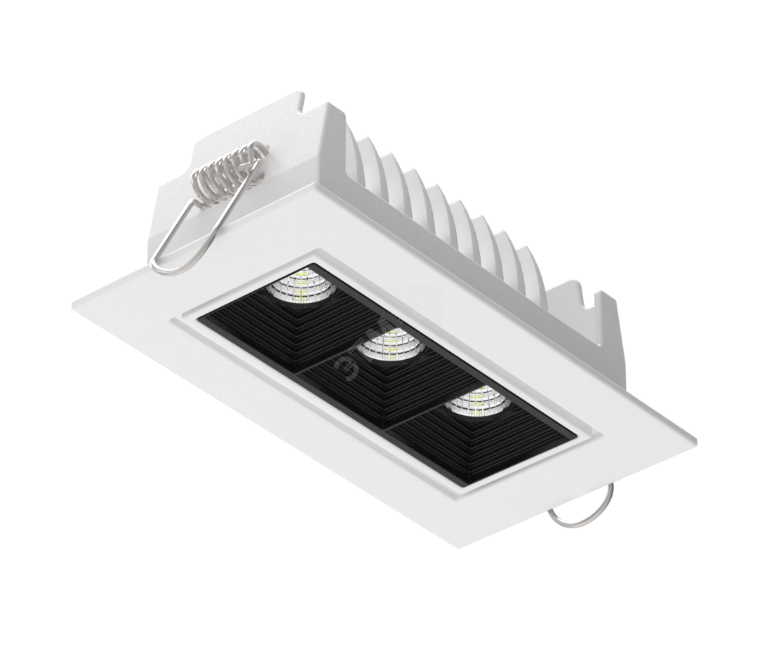 Светильник светодиодный ДВО-8Вт STELLAR поворотный 120x62x45mm 3000K 34 град белый