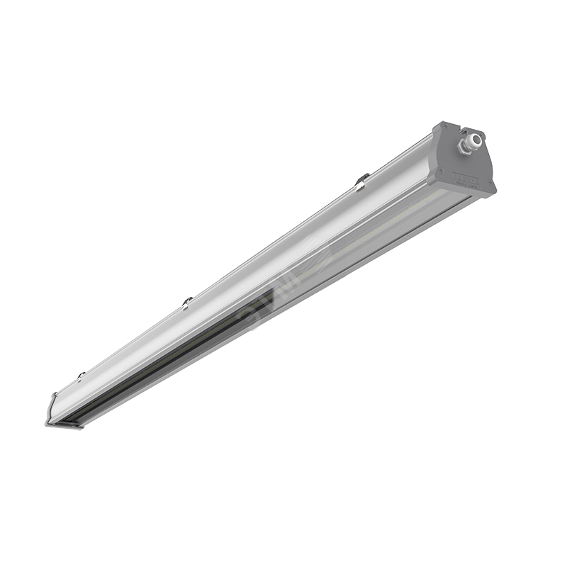 Светильник светодиодный Айрон GL 56 Вт 5000 K 1465х86х76 мм класс защиты IP67 рассеиватель закаленное стекло