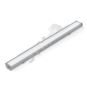 Светильник светодиодный Айрон 2.0 1190х109х66 мм класс защиты IP67 с акрил рассеивателем 62 ВТ 4000 K аварийный автономный постоянного действия Teletest