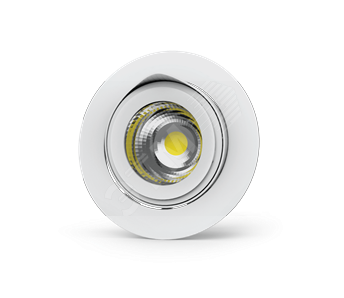 Светильник LED DL/R встраиваемый поворотный 40 град 195х159мм 50W 3000K белый (?185mm)