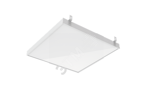 Светильник светодиодный грильято 588х588х50мм 36 ВТ 5000К с планками для подвеса с равном засветкой рассеиватель опал в комплекте IP40