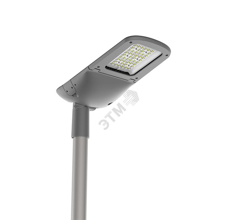 Светильник светодиодный уличный Tornado крепление на консоль 50 Вт 2700К IP66 серый RAL7045