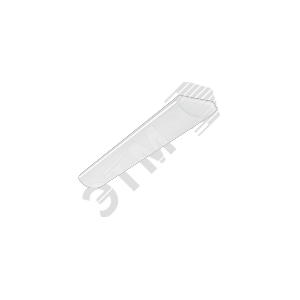 Светильник светодиодный ДПО-36вт 1235х160х65 4000КLUX опаловый накладной