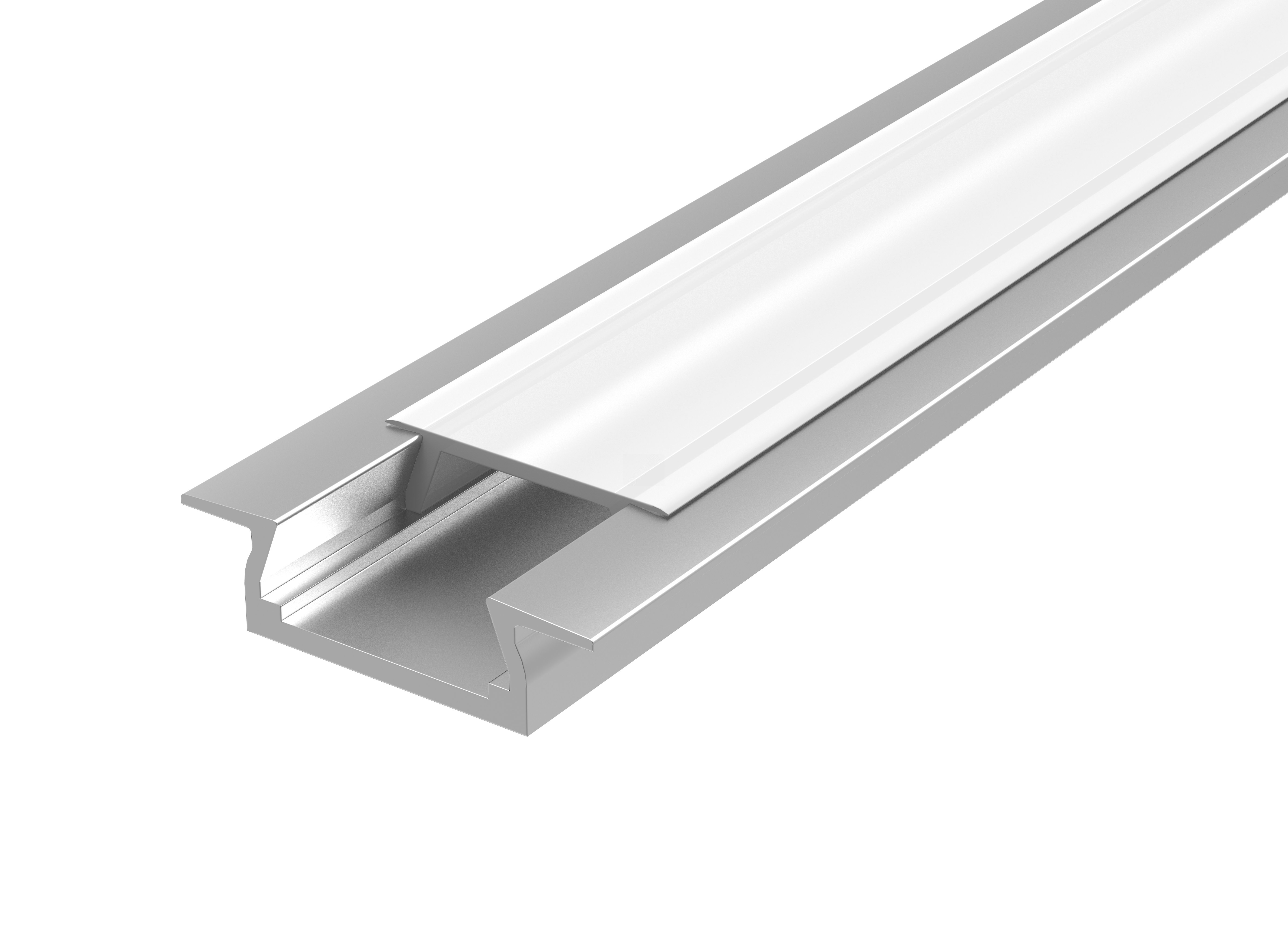 Изображение товара Профиль алюминиевый для LED ленты с рас. 2000 мм посадочное место 10мм (шт)