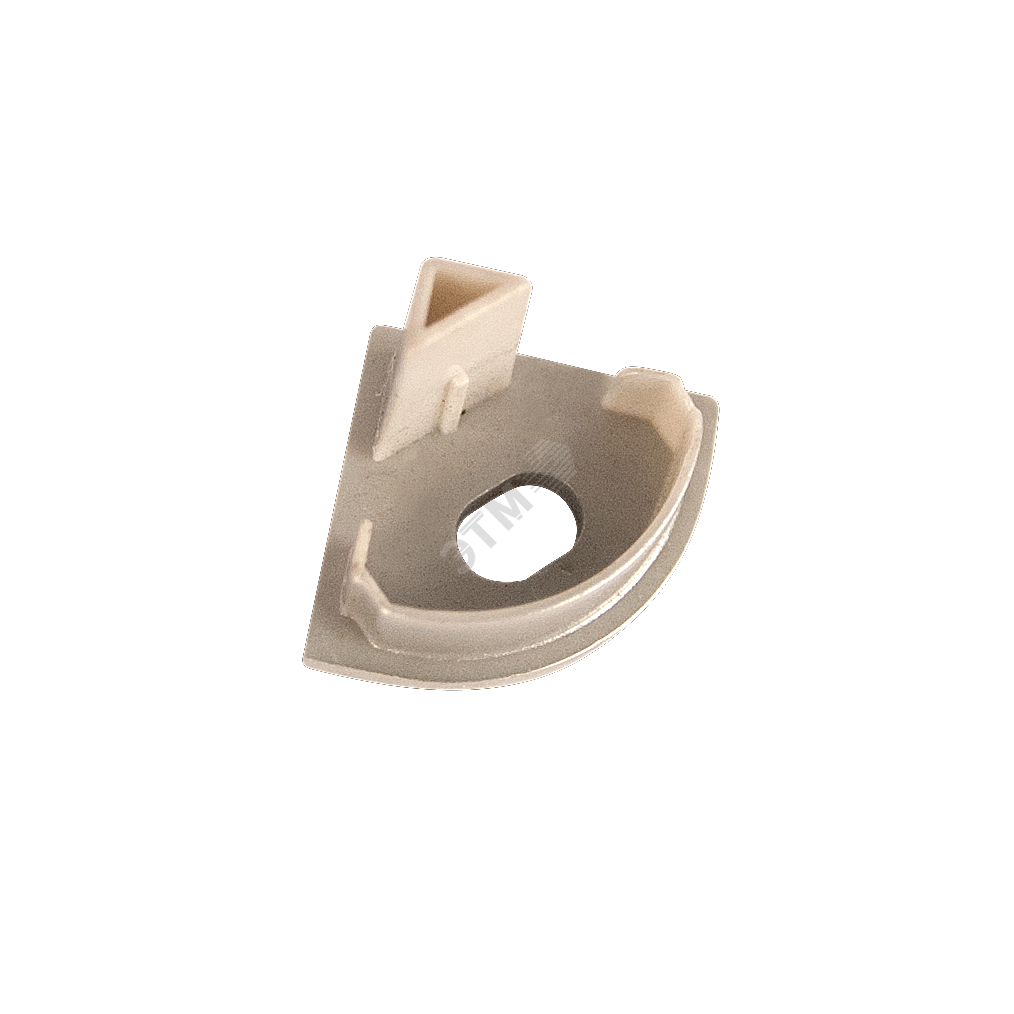 Крышка торцевая для углового профиля с отверстием