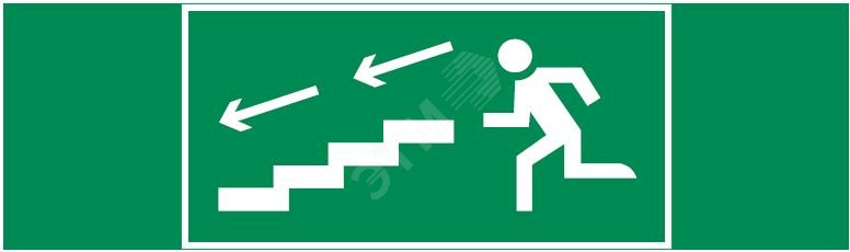 Изображение товара Пиктограмма для эвакуационных светильников IP65 310x90 мм Вартон