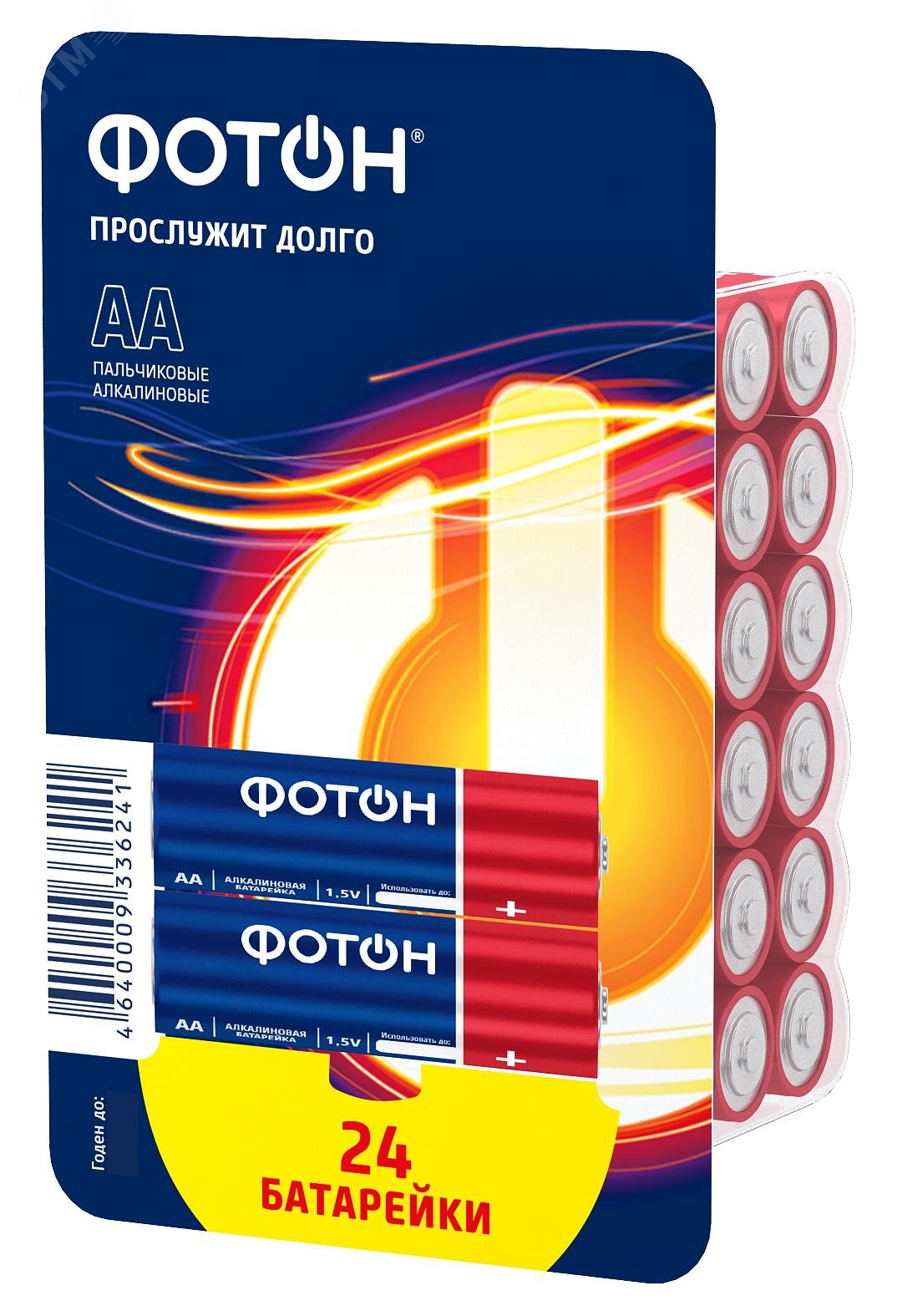 Изображение товара Элемент питания ФОТОН LR6 PB24 (шт)