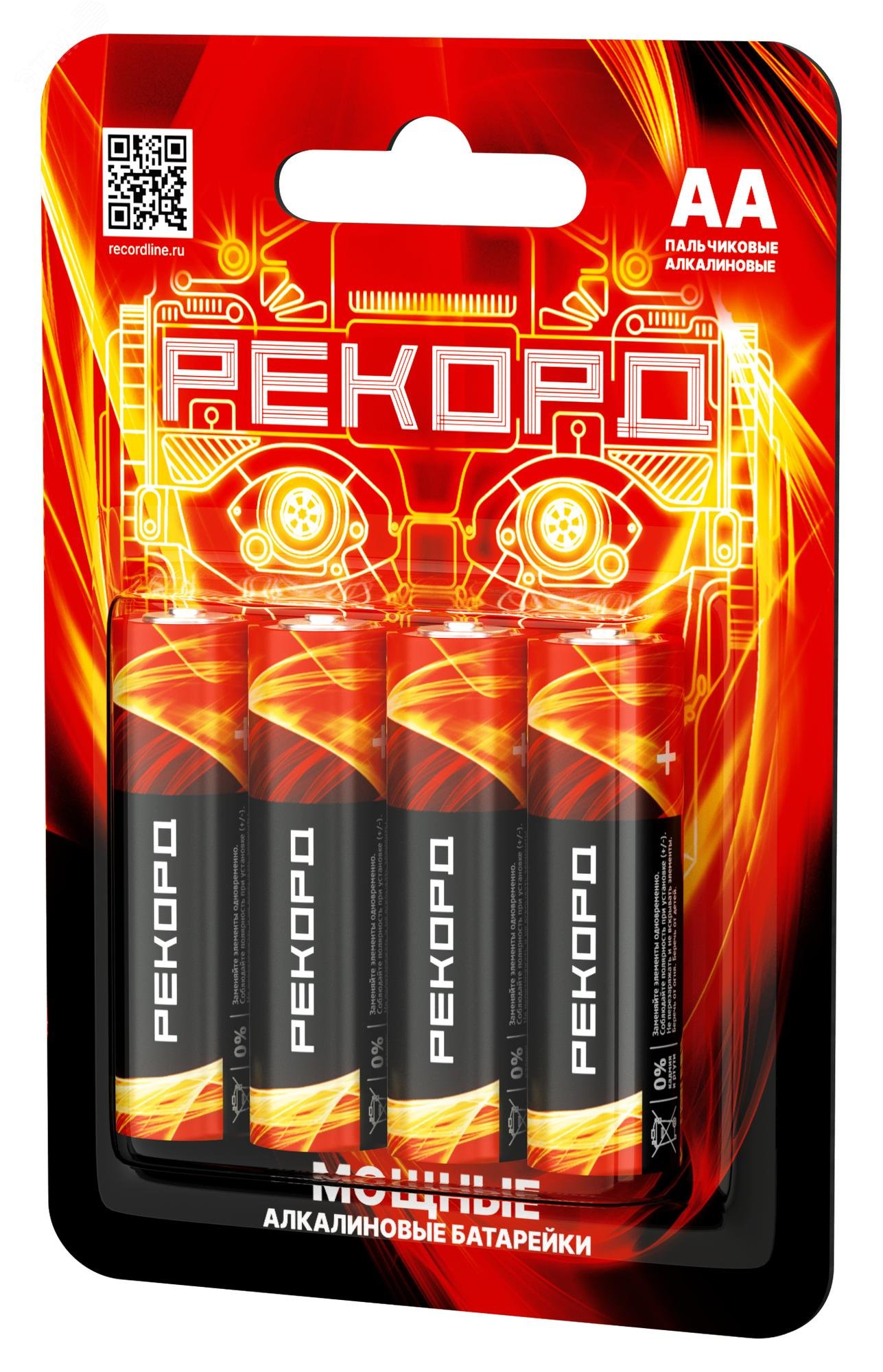 Изображение товара Элемент питания РЕКОРД LR6 BP4 (шт)