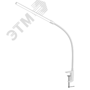 Светильник настольный светодиодный сетевой CL-5D4-W (5 W) на струбцине,белый 24655 ФОТОН