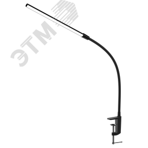 Светильник настольный светодиодный сетевой CL-5D4-B (5 W) на струбцине,черный