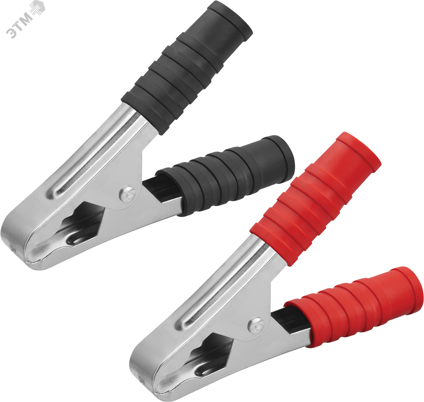 Изображение товара Зажим крокодил 100 А 105 мм ОНЛАЙТ упаковка 2 шт надежное соединение