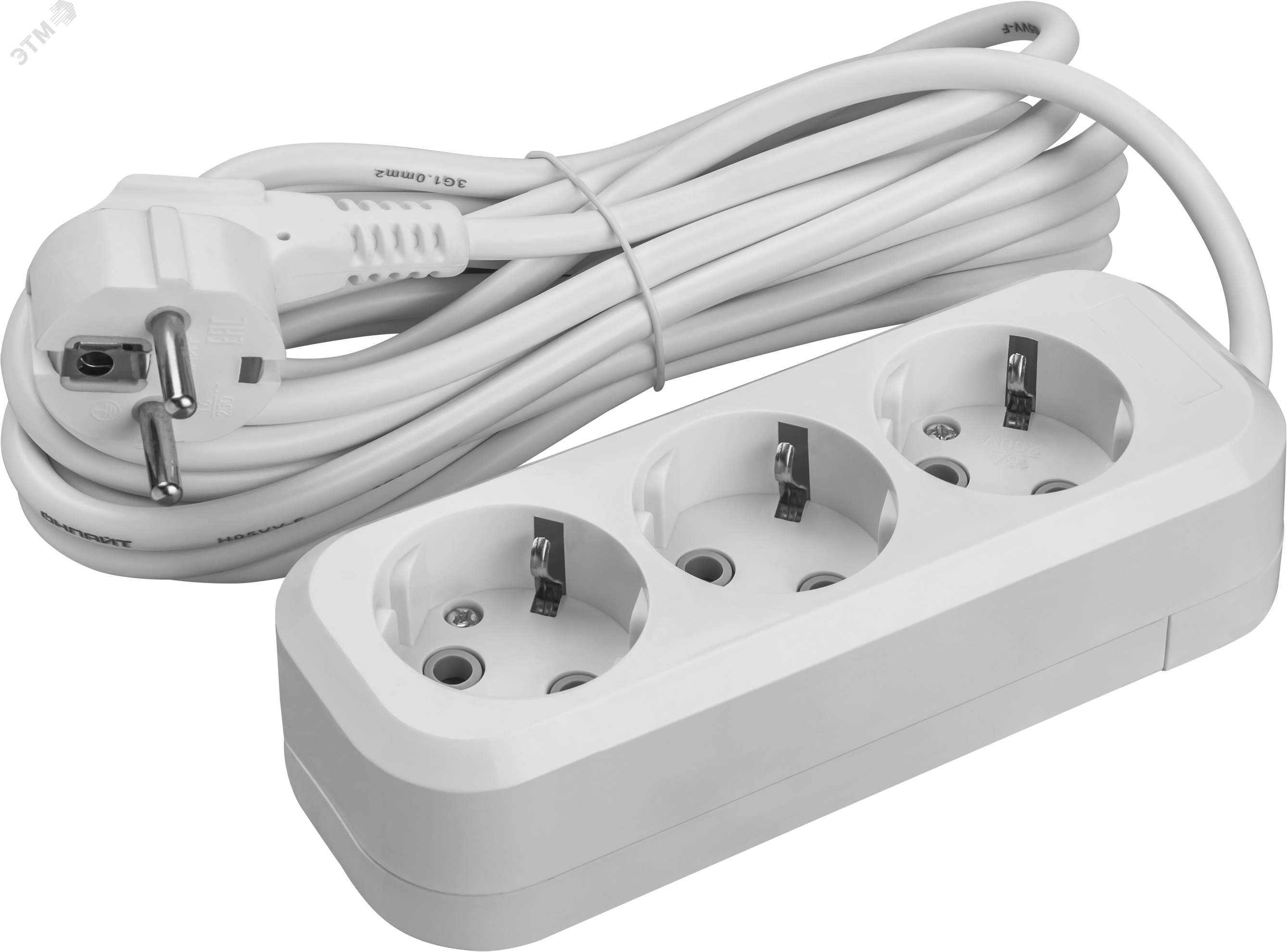 Изображение товара Удлинитель бытовой OPE-S-03-150-E-3x1 1,5м 3 розетки