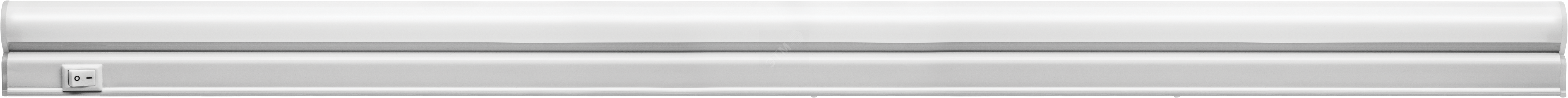 Светильник светодиодный ДПО-10w 4000K 900Лм пластик T5 IP40 с выключателем шнур