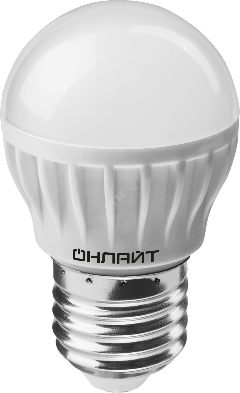 Лампа светодиодная LED 8вт E27 белый матовый шар 71627 OLL-G45 ОНЛАЙТ