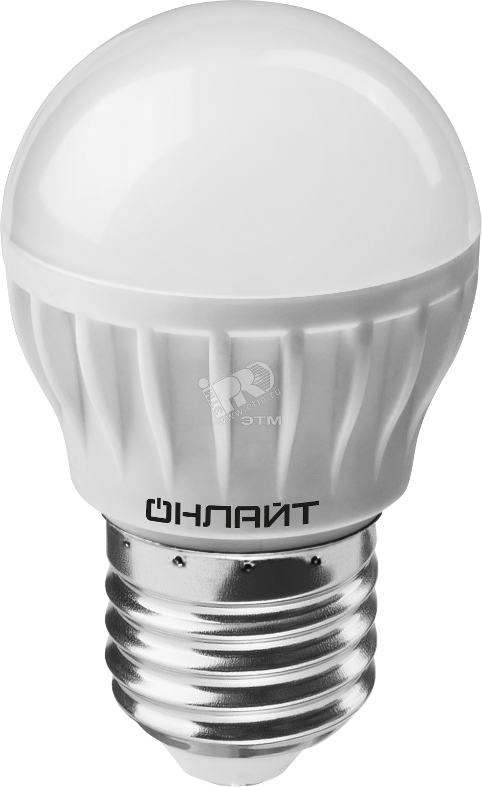 Лампа светодиодная LED 6вт E27 теплый матовый шар 71645 ОLL-G45 ОНЛАЙТ