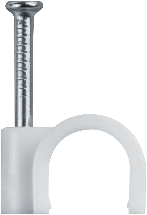 Скоба круглая пластиковая 20 мм OCR-20-50 (50 шт)