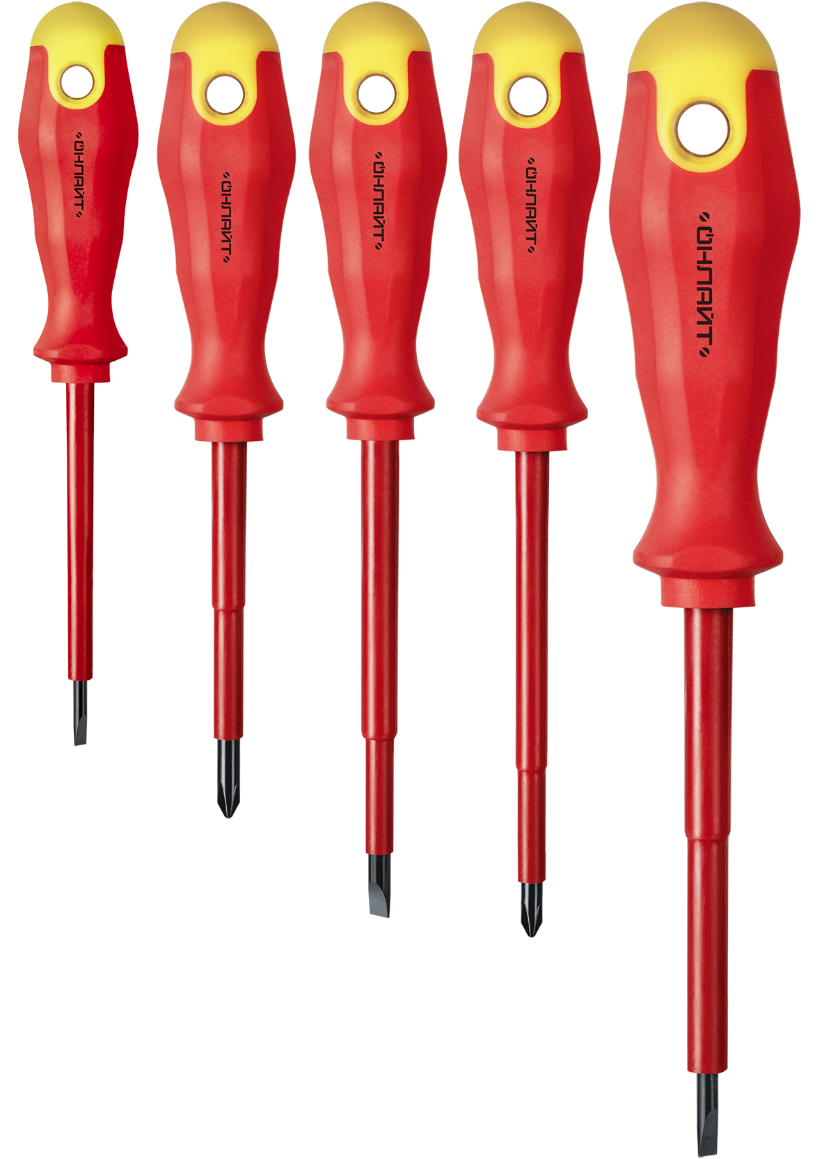 Набор отверток диэлектрических, 5 предметов