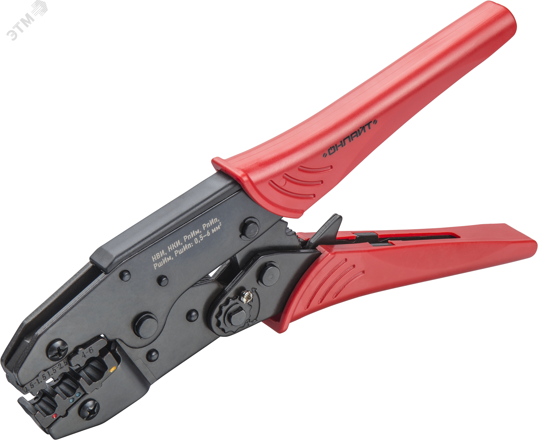 Пресс-клещи для изолированных наконечников 6 мм2 ОНЛАЙТ OHT-Pki01