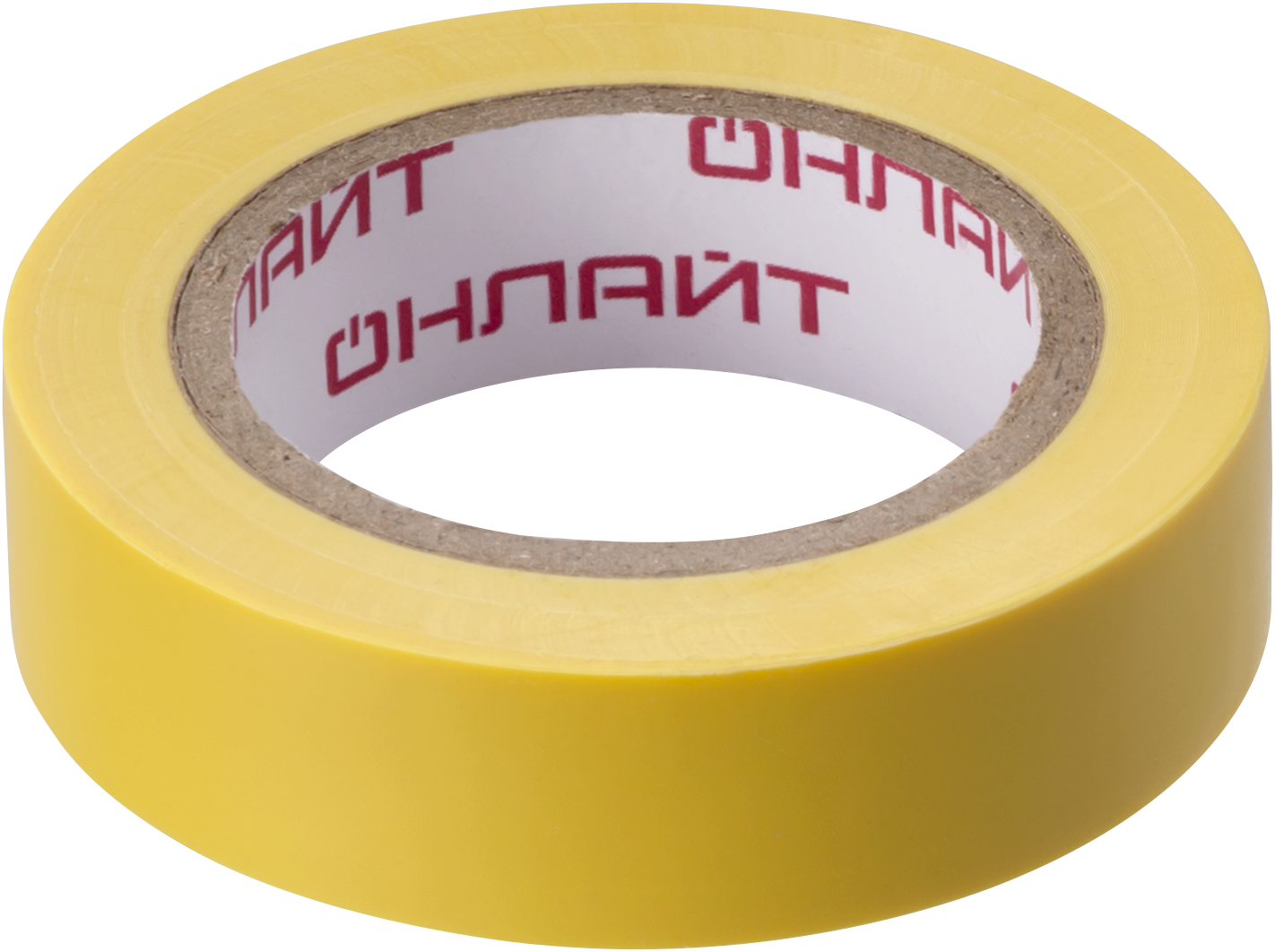 Изолента ПВХ желтая 15мм 10м ОНЛАЙТ OIT-B15-10/Y