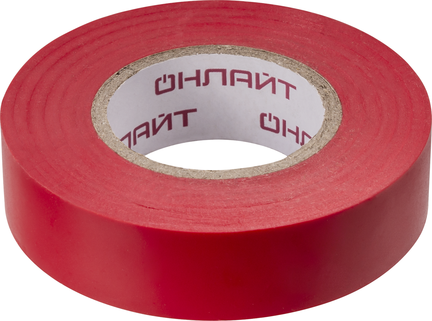 Изолента ПВХ красная 19мм 20м ОНЛАЙТ OIT-B19-20/R