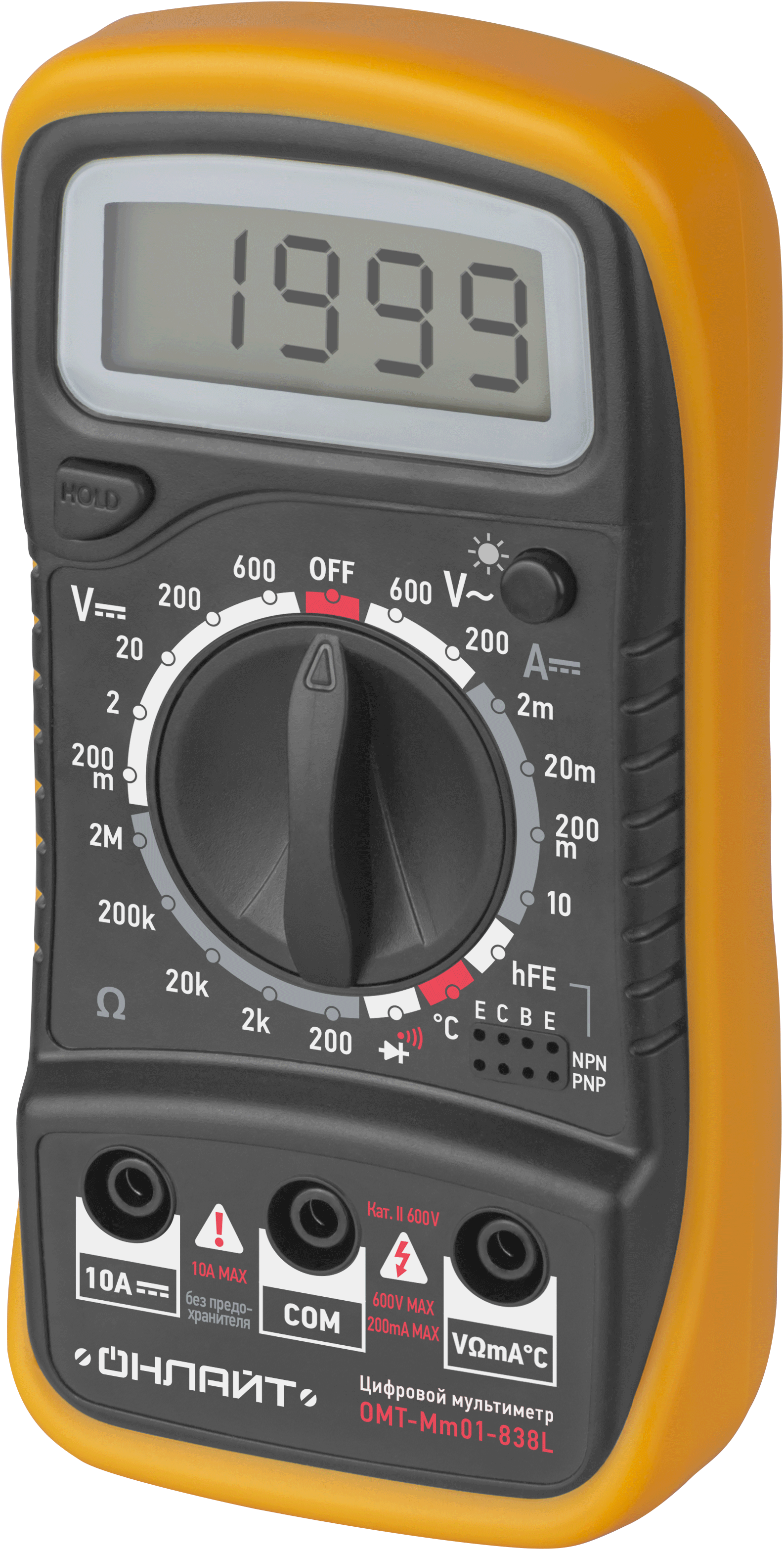 Мультиметр 90 081 ОMT-мм 01-838L (838L)