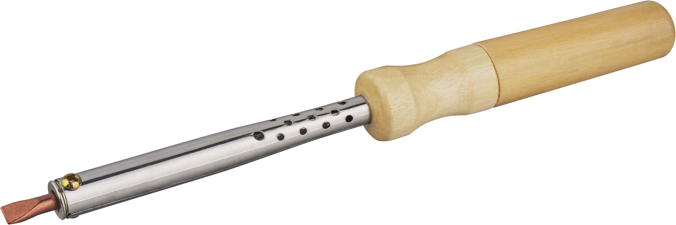 Паяльник ОНЛАЙТ 90 198 OSE-Pes05-100W-CP (дерево, клин прямой)