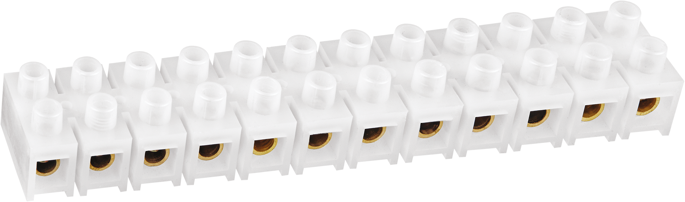 Колодка клеммная винтовая КЗВ-150 полиэтилен белый OTB-HPE-S12-150-WH