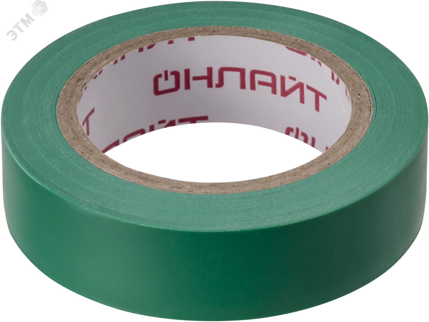 Изображение товара Изолента ПВХ зеленая 15мм 10м ОНЛАЙТ OIT-B15-10/G (шт)