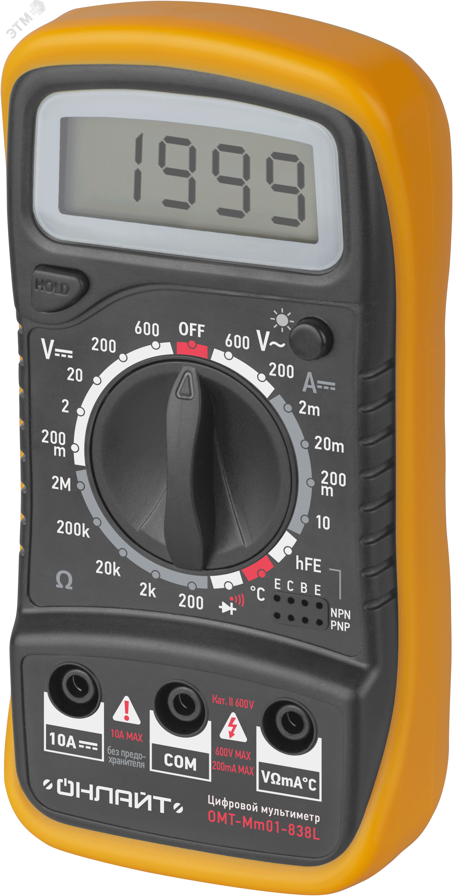 Изображение товара Мультиметр 90 081 ОMT-мм 01-838L (838L) (шт)