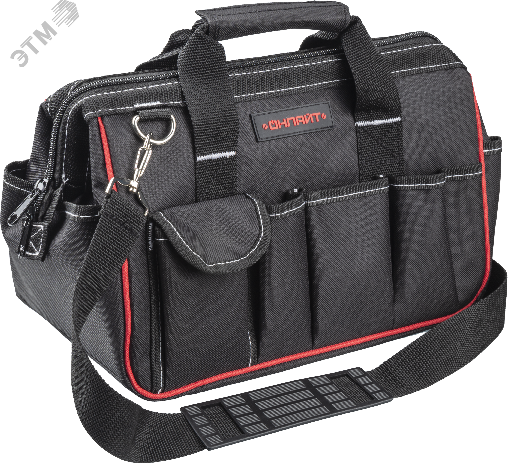 Изображение товара Сумка монтажника Онлайт OTA-Bag02 из водоотталкивающего Oxford 600D с множеством секций и усиленным