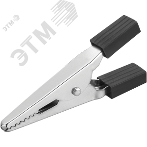 Изображение товара Зажим ОНЛАЙТ 80 850 OAC-5A-52-B25 (крокодил, чер, 5 А, упаковка 25шт) (упак)