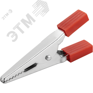 Зажим ОНЛАЙТ 80 851 OAC-5A-52-R25 (крокодил, крас, 5 А, упаковка 25шт) - фото 1