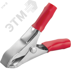 Зажим ОНЛАЙТ 80 857 OAC-10A-50-R25 (крокодил, крас, 10 А, упаковка 25шт) - фото 1