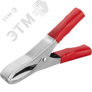 Зажим ОНЛАЙТ 80 863 OAC-50A-98-R25 (крокодил, крас, 50 А, упаковка 25шт) - фото 1